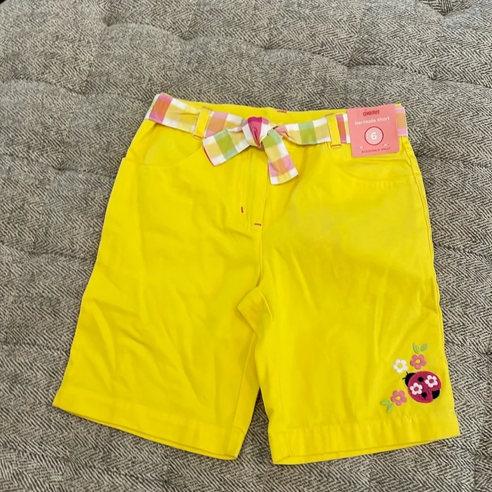 Gymboree lady bug shorts size 6